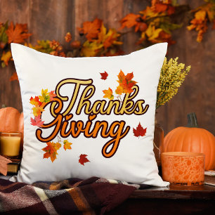 Thanksgiving elegant THROW PILLOW
