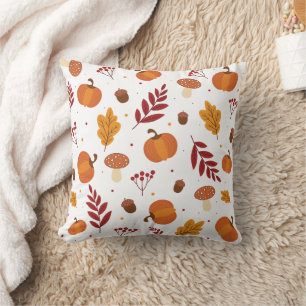 Thanksgiving Elements Throw Pillow