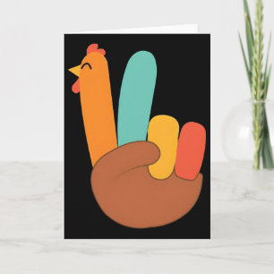 Thanksgiving F Caw F Turkey Funny Fcawf Gobble Fca Card