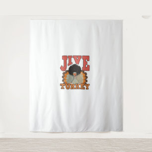 Thanksgiving & Fall Apparel, Jive Turkey - Retro 1 Tapestry