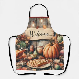 Thanksgiving/Fall/Autumn/Vintage  Apron