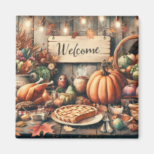 Thanksgiving/Fall/Autumn/Vintage  Magnet