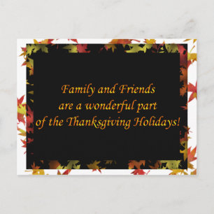 Thanksgiving - Family and Friends Cards
