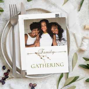 Thanksgiving Family Photo Modern Invitation