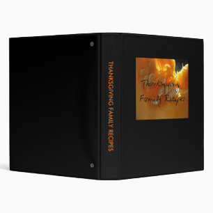 thanksgiving family recipes binder