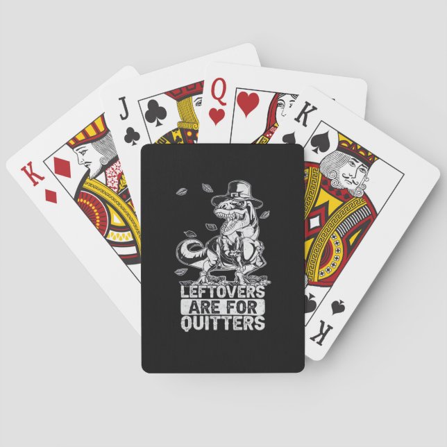 Thanksgiving - Family Thanksgiving Dinner Squad Playing Cards (Back)