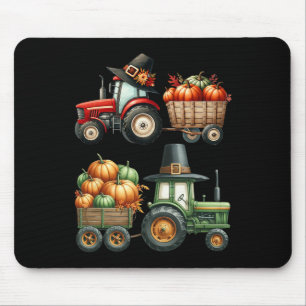 Thanksgiving Farm Tractor Fall Tractor Farm Boys K Mouse Pad