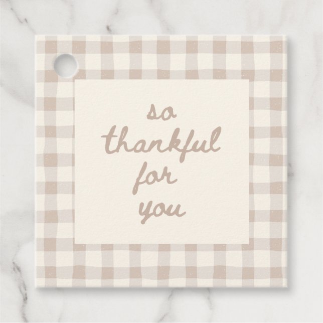 Thanksgiving Favor Gift Tag (Front)