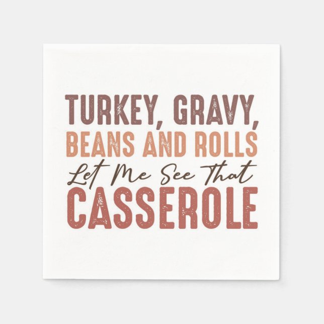 Thanksgiving Feast Napkin (Front)