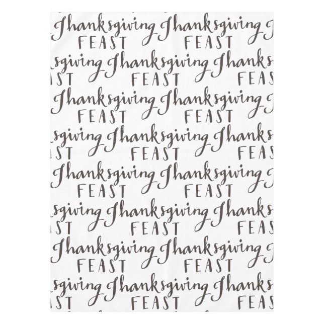 Thanksgiving Feast Tablecloth (Front)