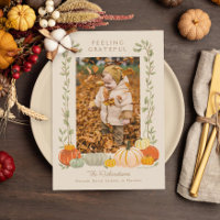 Thanksgiving feeling grateful Photo