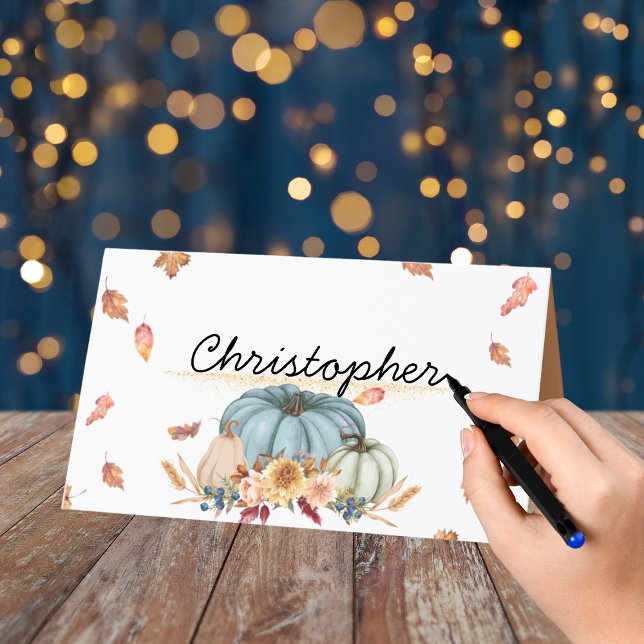 Thanksgiving Folded Place Card (Creator Uploaded)
