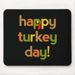 Thanksgiving for Men Women Happy Turkey Day Fall Mouse Pad