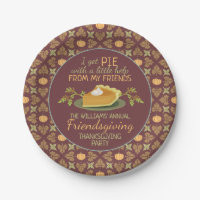 Thanksgiving Friendsgiving Party Pumpkin Pie Humor