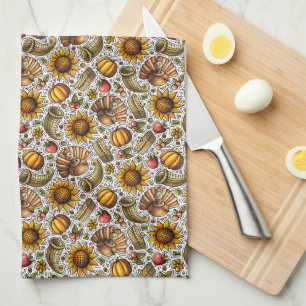 Thanksgiving Fun Kitchen Towel