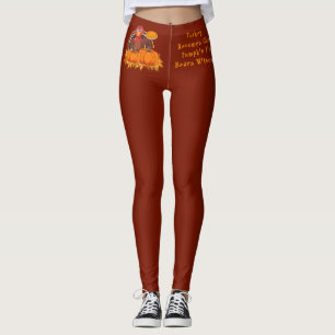 Thanksgiving, Funny Turkey, Modern Trendy  Legging