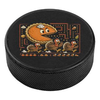 Thanksgiving Games Hockey Puck