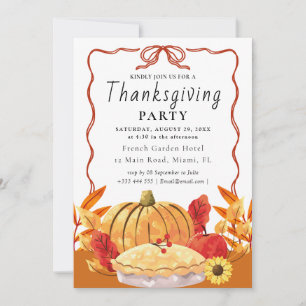 Thanksgiving Gathering Invitation