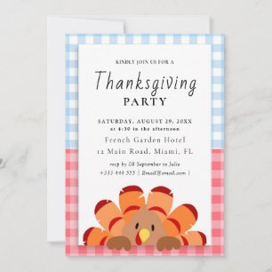 Thanksgiving Gathering Invitation