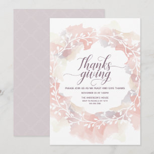 Thanksgiving Gathering Invitation - Custom