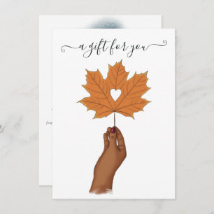 Thanksgiving Gift Certificate