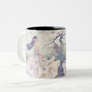 Thanksgiving Gift Custom Photo Create Your Own Two-Tone Coffee Mug
