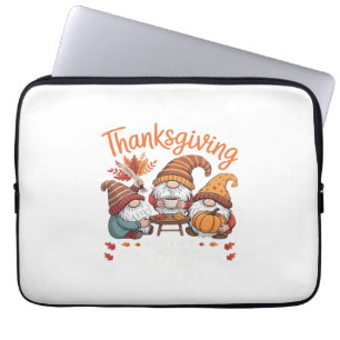 Thanksgiving Gnome Fall Leopard Turkey Essential T Laptop Sleeve