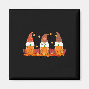 Thanksgiving Gnomes  Cute Pumpkin Autumn Gnome  Magnet