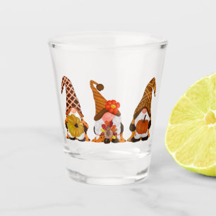 Thanksgiving Gnomes Shot Glass