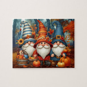 Thanksgiving Gnomes Trio Puzzle