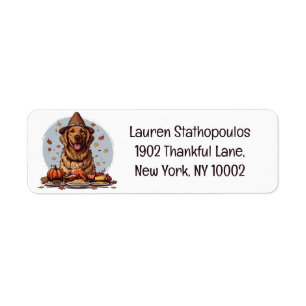 Thanksgiving Golden Retriever Dog