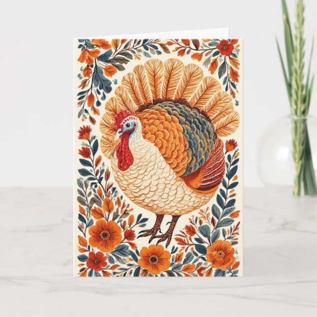 Thanksgiving Greeting  Card (Front)