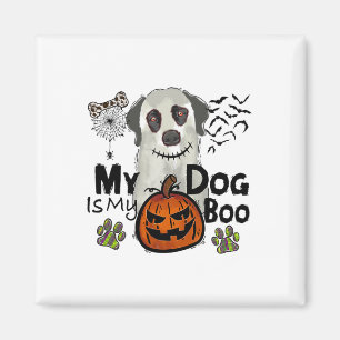 Thanksgiving Halloween Fall My Dog Is My Boo Paw P Magnet