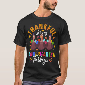 Thanksgiving hankful For My Kindergarten retro T-Shirt