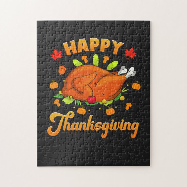 Thanksgiving - Happy Thanksgiving  Jigsaw Puzzle (Vertical)