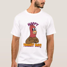 Thanksgiving Happy Turkey T-Shirt