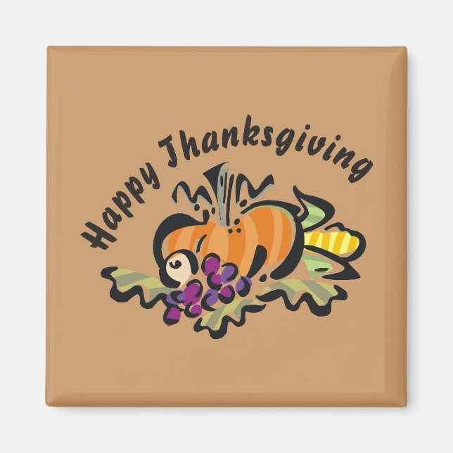 Thanksgiving Harvest Magnet (Front)