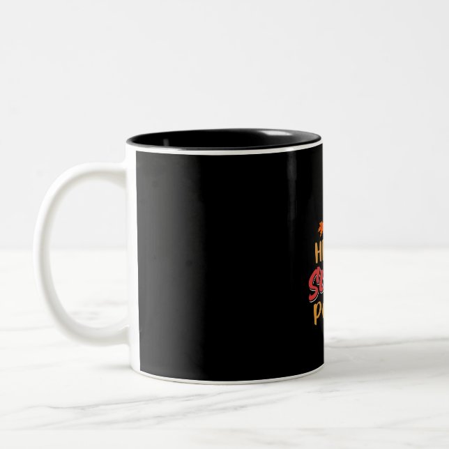 Thanksgiving He Is My Sweet Potato Two-Tone Coffee Mug (Left)