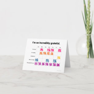 Thanksgiving Heat Map Card