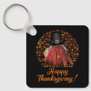 Thanksgiving Hermit Crab Keychain