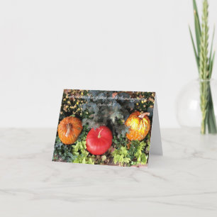 Thanksgiving Holiday Card