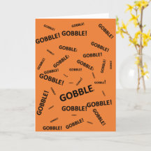 Thanksgiving Holiday card