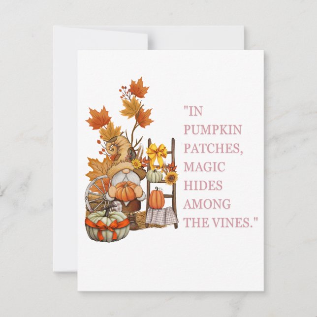 thanksgiving holiday card (Front)