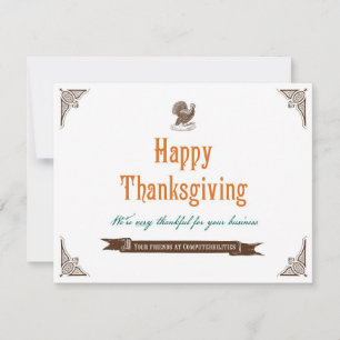 Thanksgiving Holiday Card