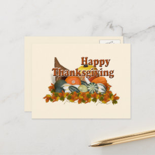 Thanksgiving Holiday Postcard