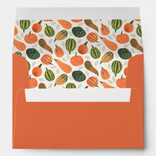 Thanksgiving Holiday   Pumpkin Patch Pre-addressed Envelope