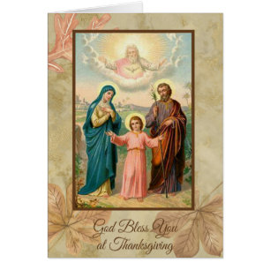 Thanksgiving Holy Family Jesus Mary St. Joseph