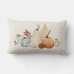 Thanksgiving Home Decor Fall Pumpkins Lumbar Pillow