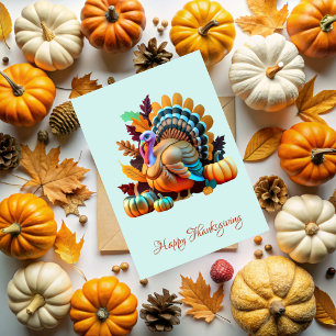 Thanksgiving honor turkey Invitacion Card