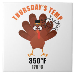 Thanksgiving Humor Funny Turkey Joke Tile